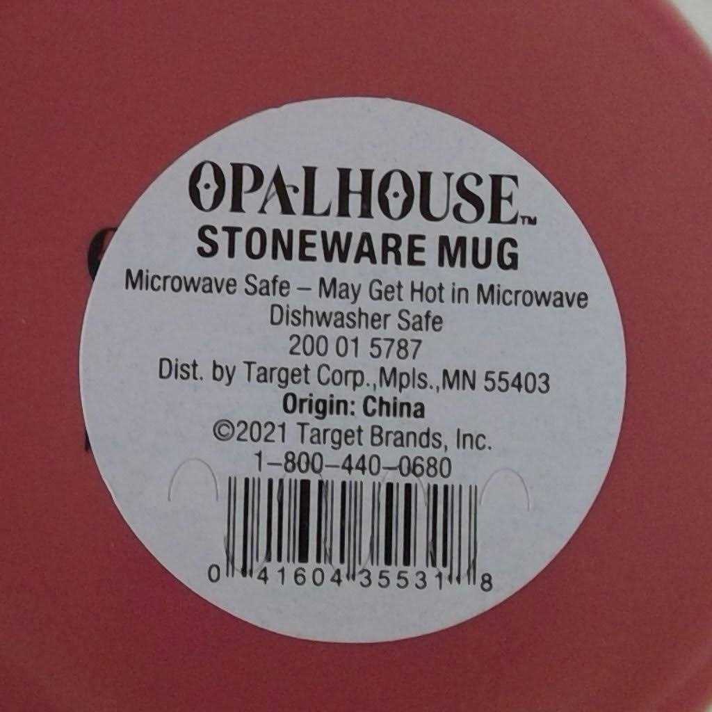 Opalhouse 16oz Stoneware Monogram Mug - Image 3