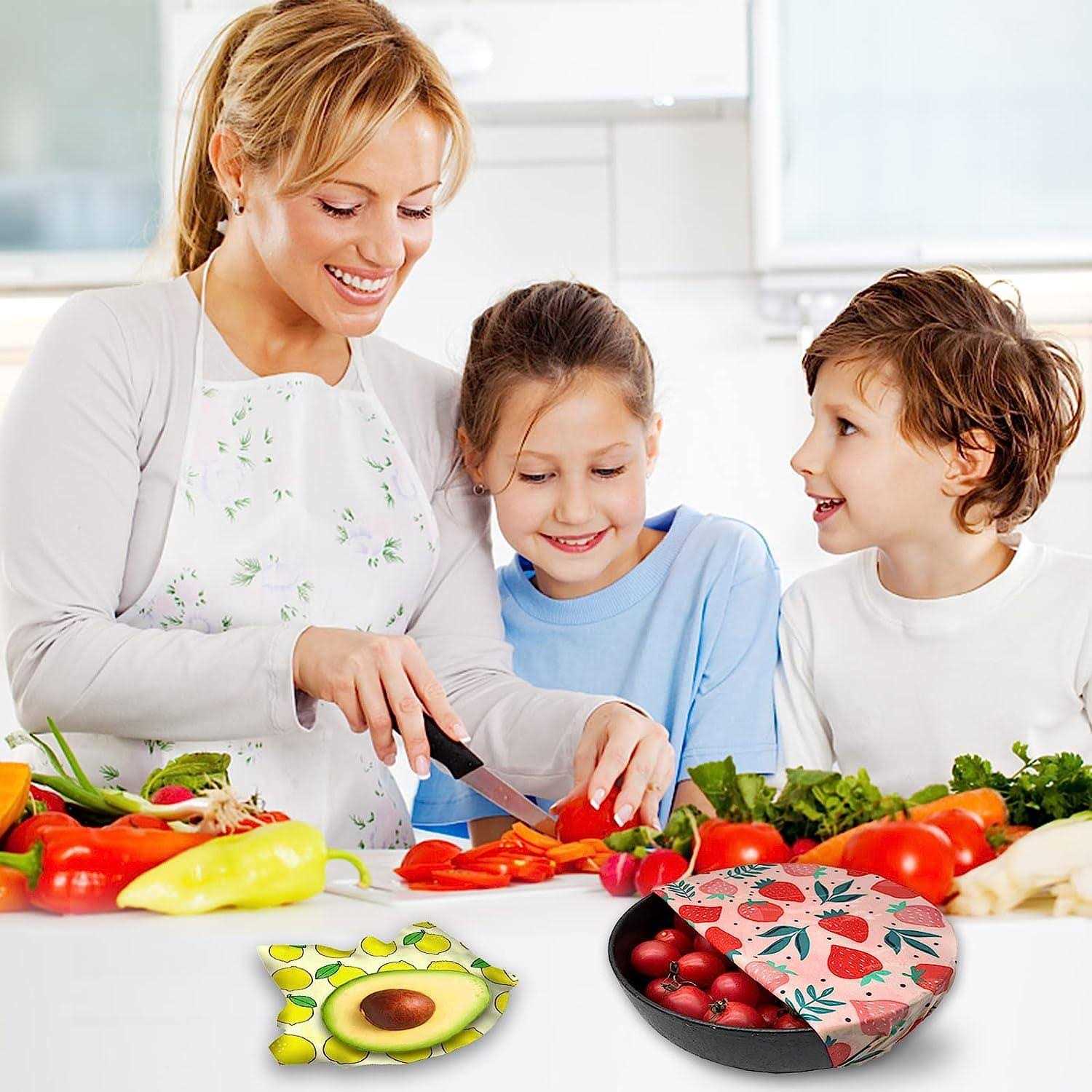 PICcircuit Reusable Beeswax Wrap 9 Pack Eco-Friendly Beeswax Wraps For Food - Image 4