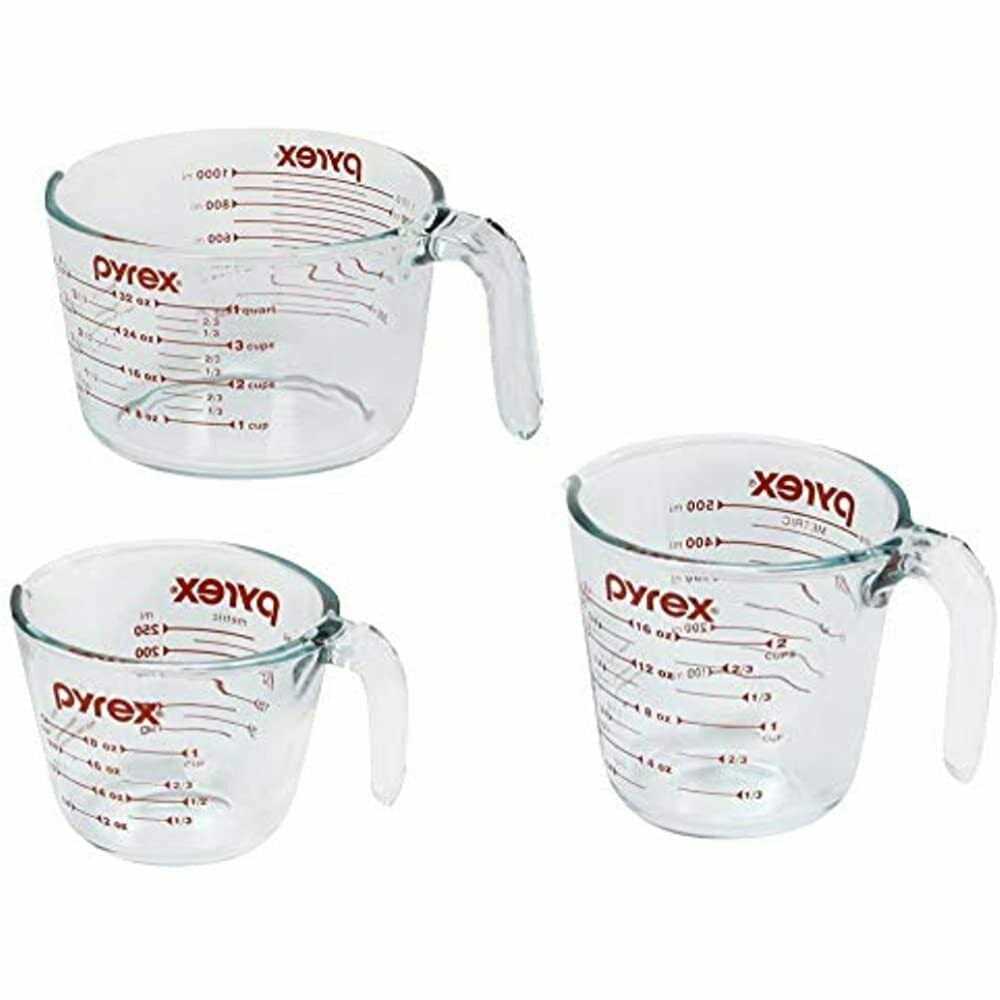 Pyrex 3-Piece Glass Measuring Cup Set - Image 3