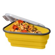 Pizza Pack The Perfect Reusable Pizza Storage Container with 5 Microwavable Serving Trays