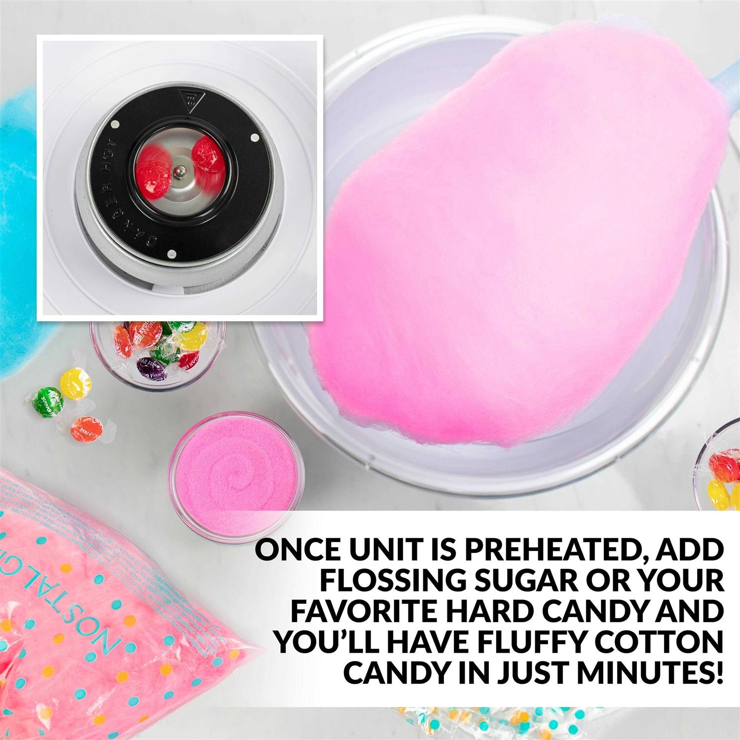 Nostalgia Retro Hard & Sugar-Free Candy Cotton Candy Maker - Image 3