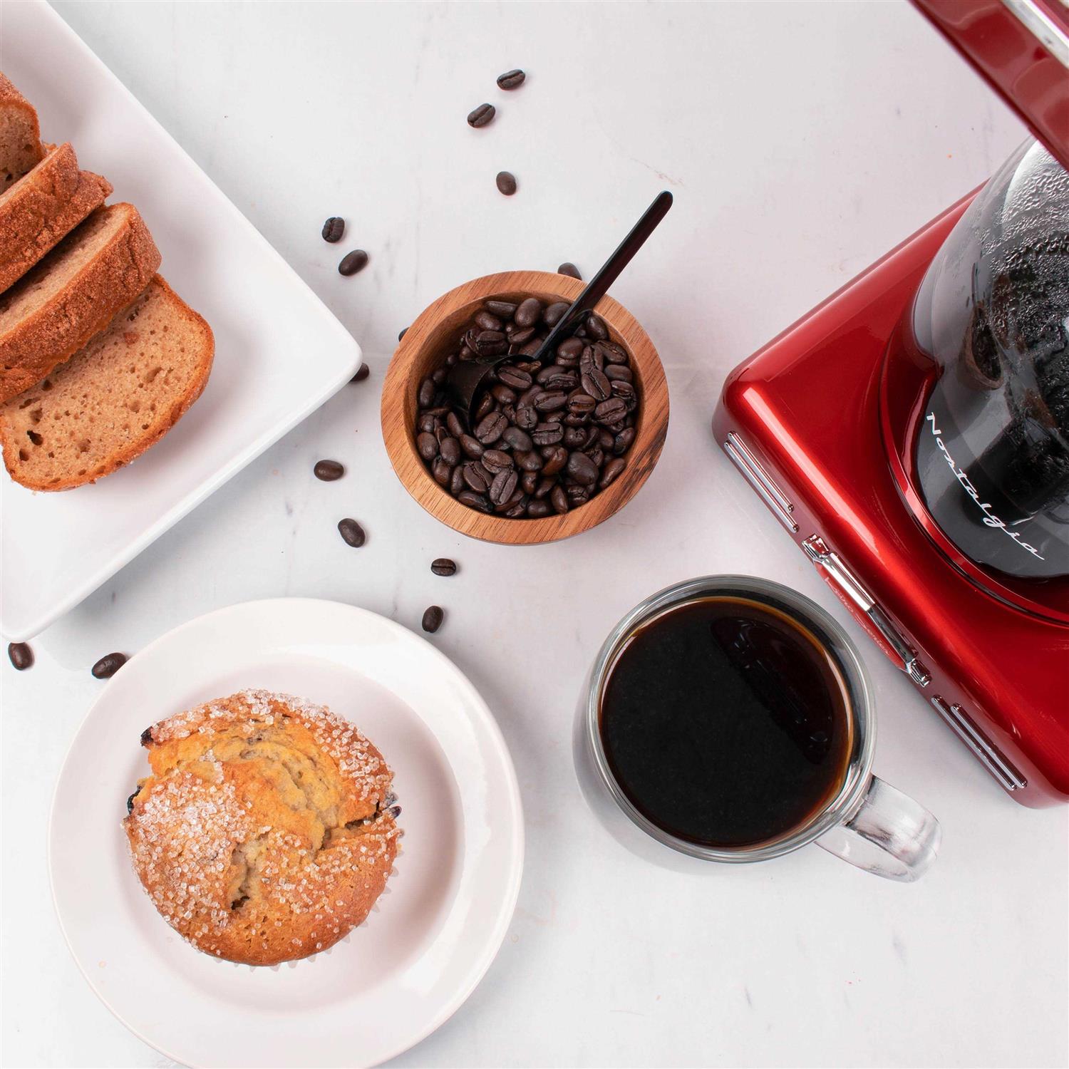 12-Cup Retro Coffee Maker Nostalgia - Image 4