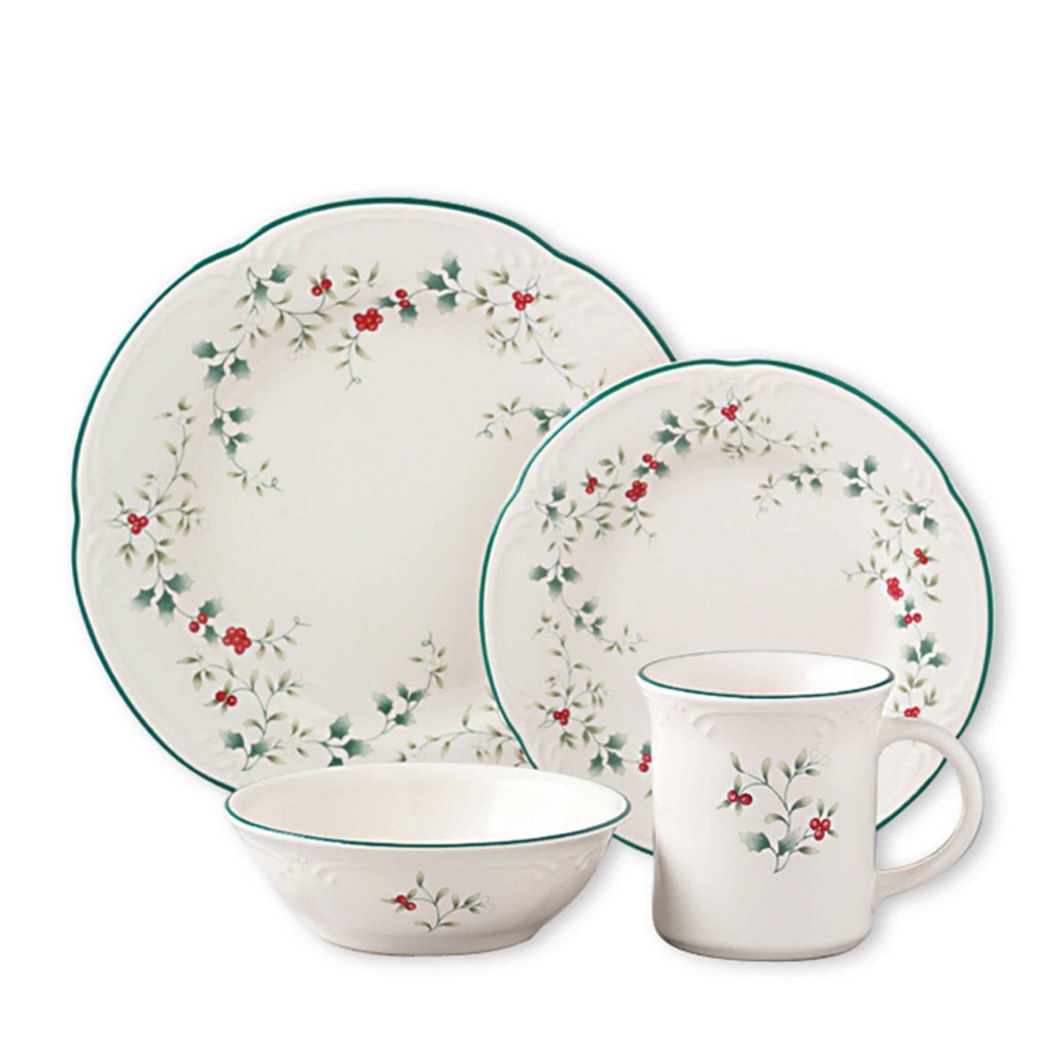 Pfaltzgraff Winterberry 16 Piece Dinnerware Set