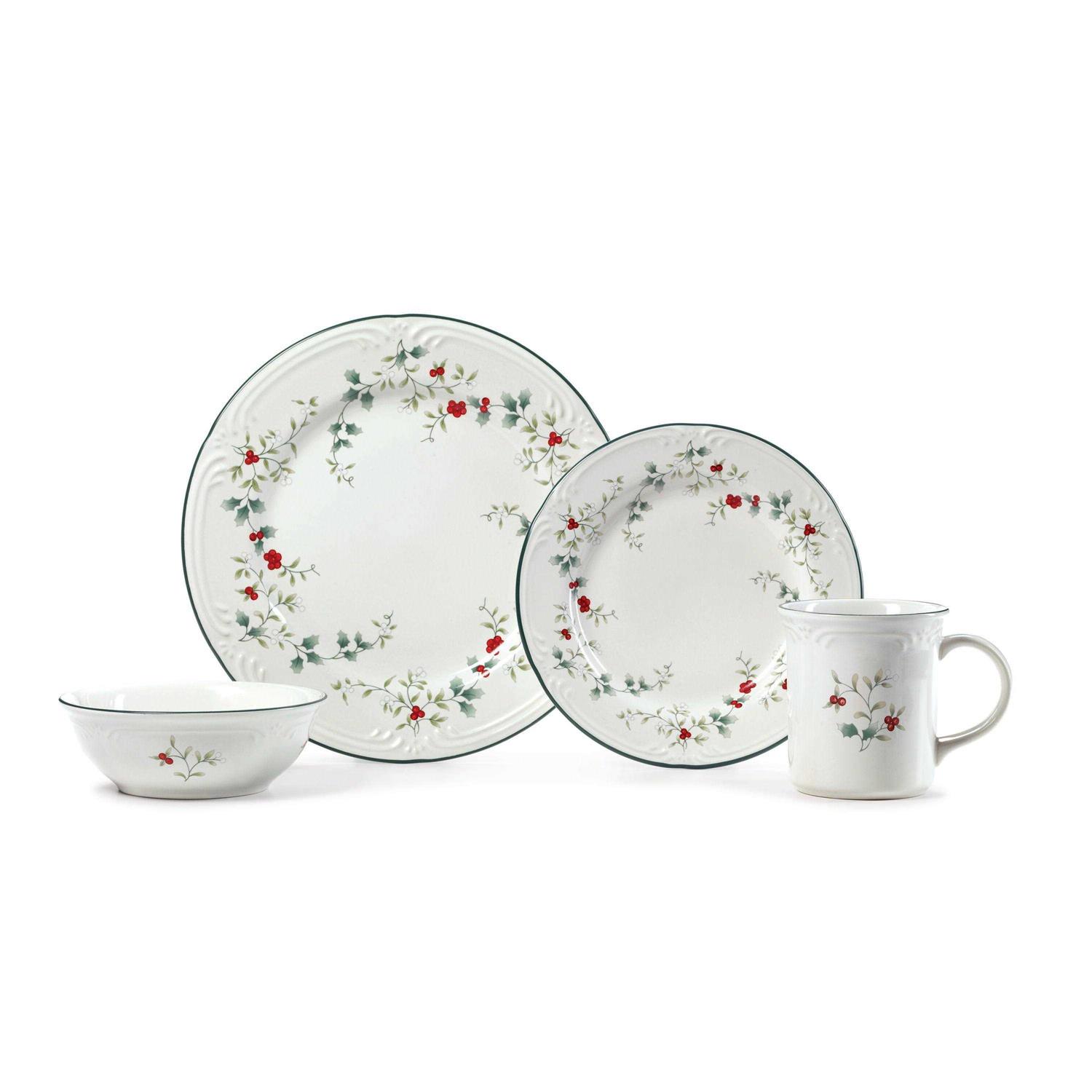 Pfaltzgraff Winterberry 16 Piece Dinnerware Set - Image 3