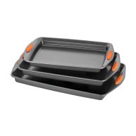 Rachael Ray Yum-o! 3-Piece Nonstick Cookie Pan Set