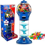 PlayO 18 Big Spiral Gumball Machine Toy Includes Aprox 113 Gum Balls