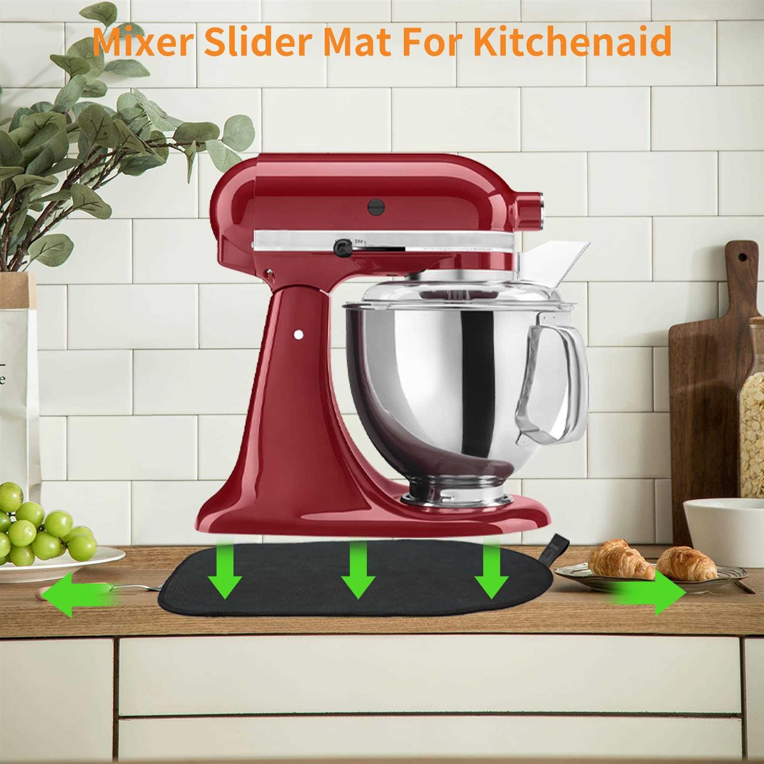 PADUKU Sliding Mat for Kitchenaid Mixer with 2 Kitchen Accessories Mover Slider Mat Pad Stand Mixer - Image 3