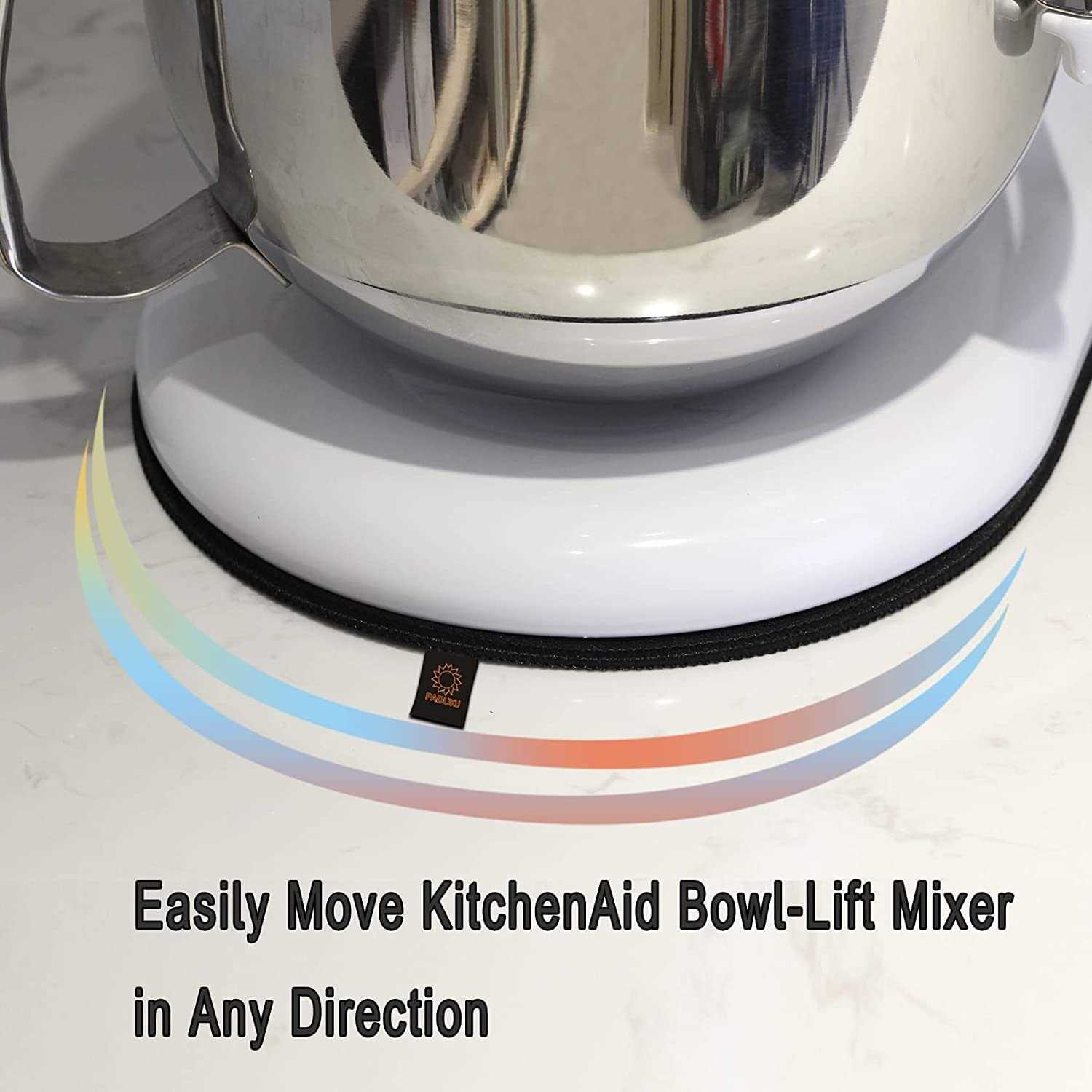 PADUKU Sliding Mat for Kitchenaid Mixer with 2 Kitchen Accessories Mover Slider Mat Pad Stand Mixer - Image 2