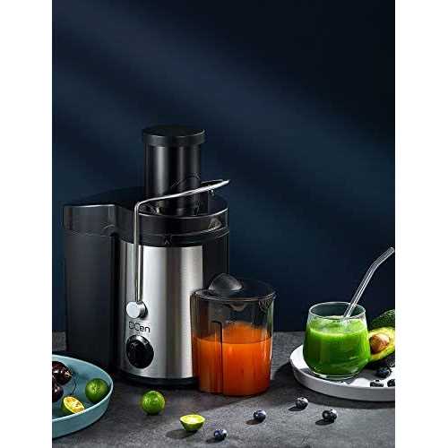 Qcen Juicer Machine 500W Centrifugal Juicer Extractor with Wide Mouth 3” Feed Chute for Fruit Vegetable - Image 5