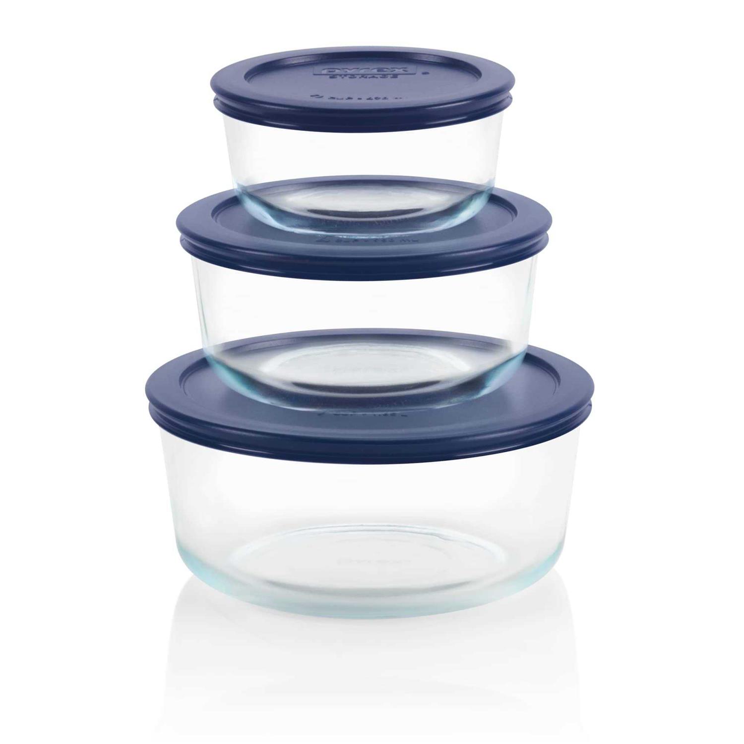 Pyrex Storage 6 Piece Round Set - Image 2