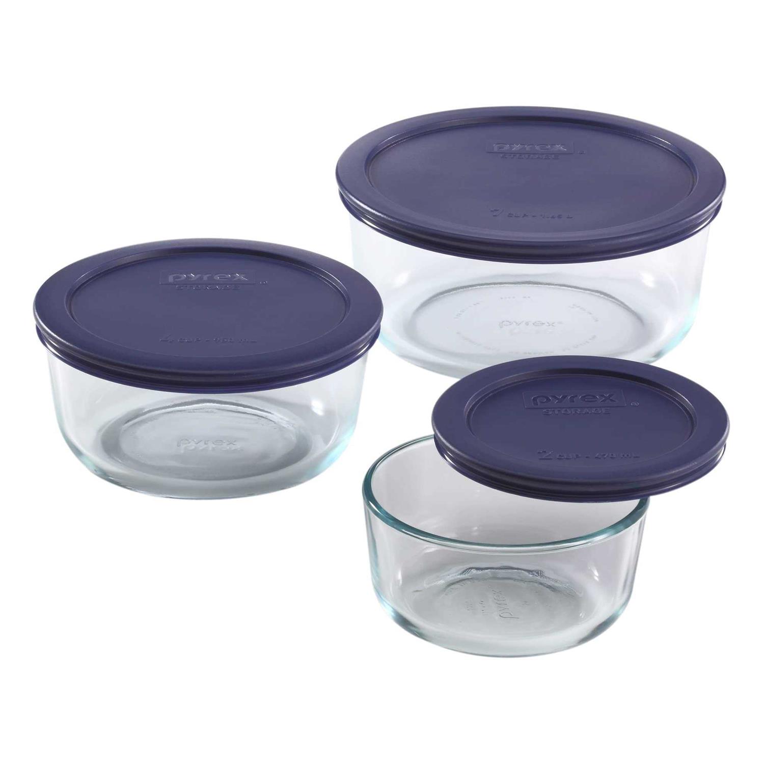Pyrex Storage 6 Piece Round Set - Image 4
