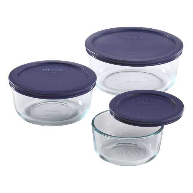 Pyrex Storage 6 Piece Round Set