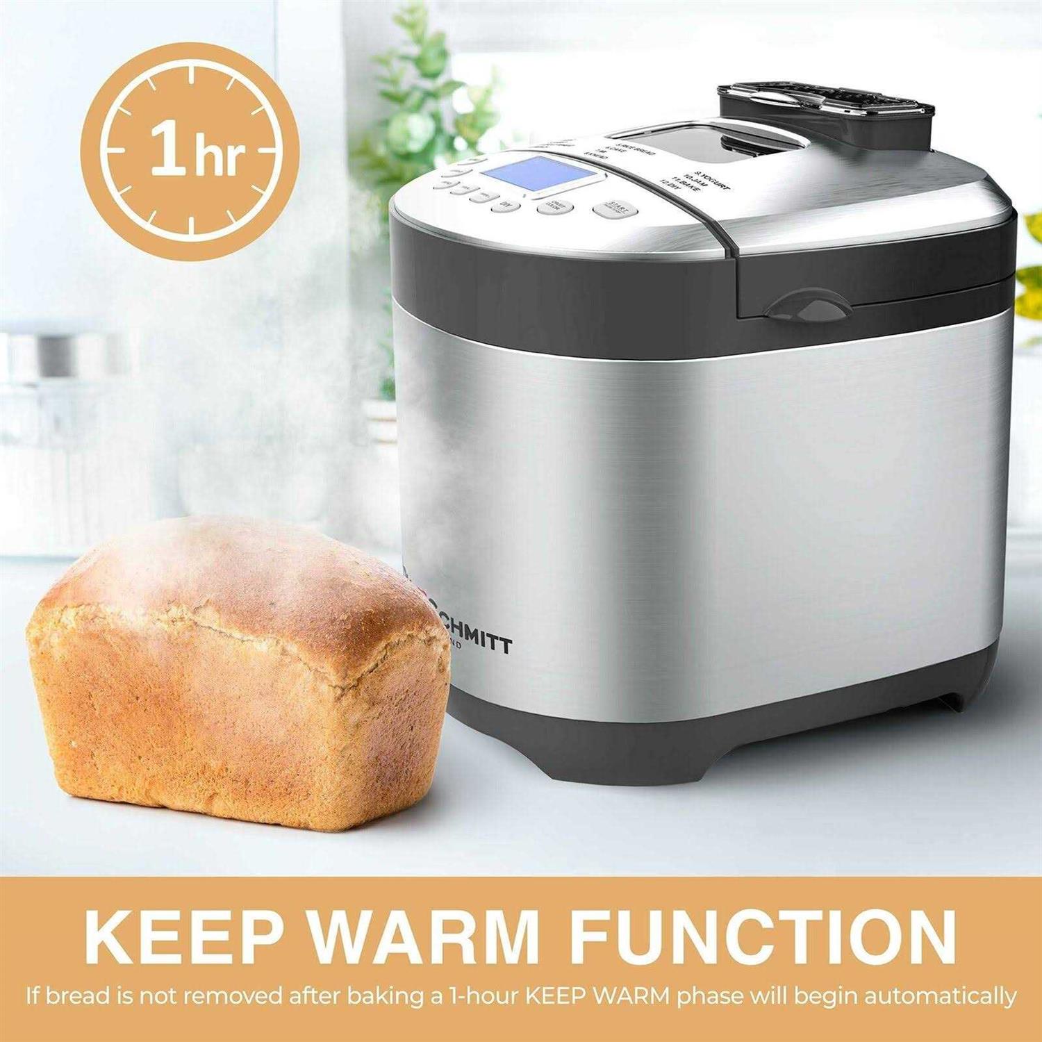 Pohl Schmitt Stainless Steel Bread Machine Bread Maker 2LB 17-in-1 - Image 5