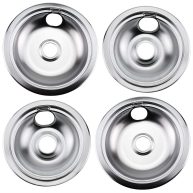 316048413 316048414 Electric Stove Burner Drip Pans by Blutoget Fit for Frigidaire Ken-more Electric Range Top with Locking Slots