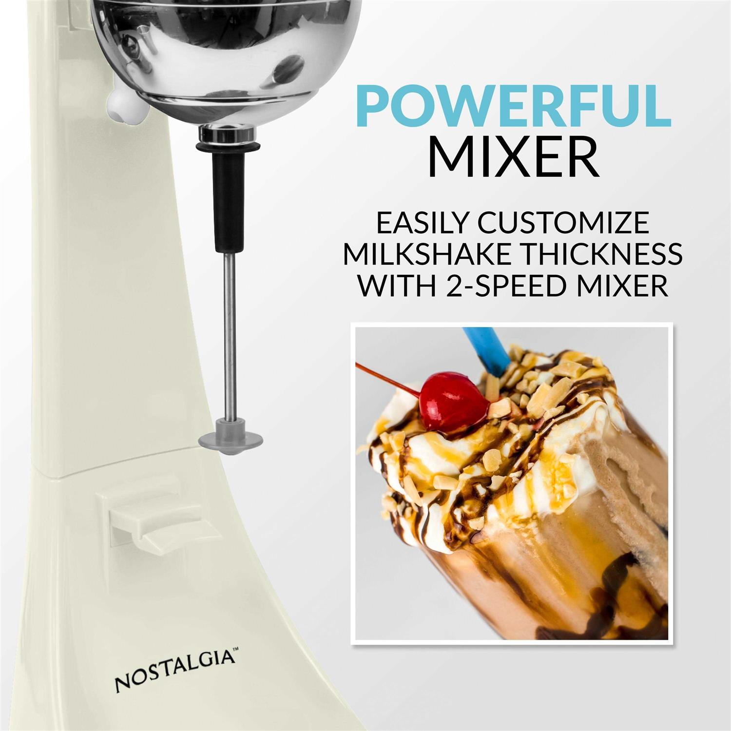Nostalgia Two-Speed Electric Milkshake Maker - Image 5