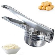Potato Ricer Masher Heavy Duty Stainless Steel Press Mashed Potatoes Kitchen