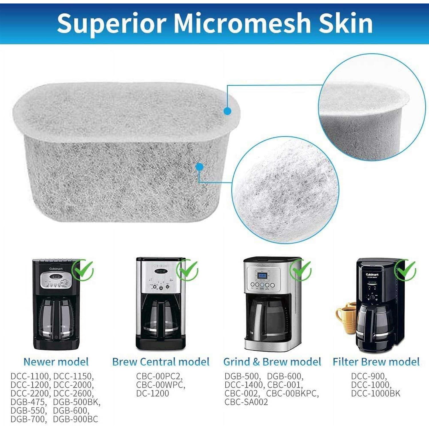 12-pack Cuisinart Coffee Maker Filter Replacement All Cuisinart Coffee Maker Charcoal Filters Fit For Cuisinart Dcc-1200 Dgb-900bc Chw-12 Ss-700 Dgb - Image 5