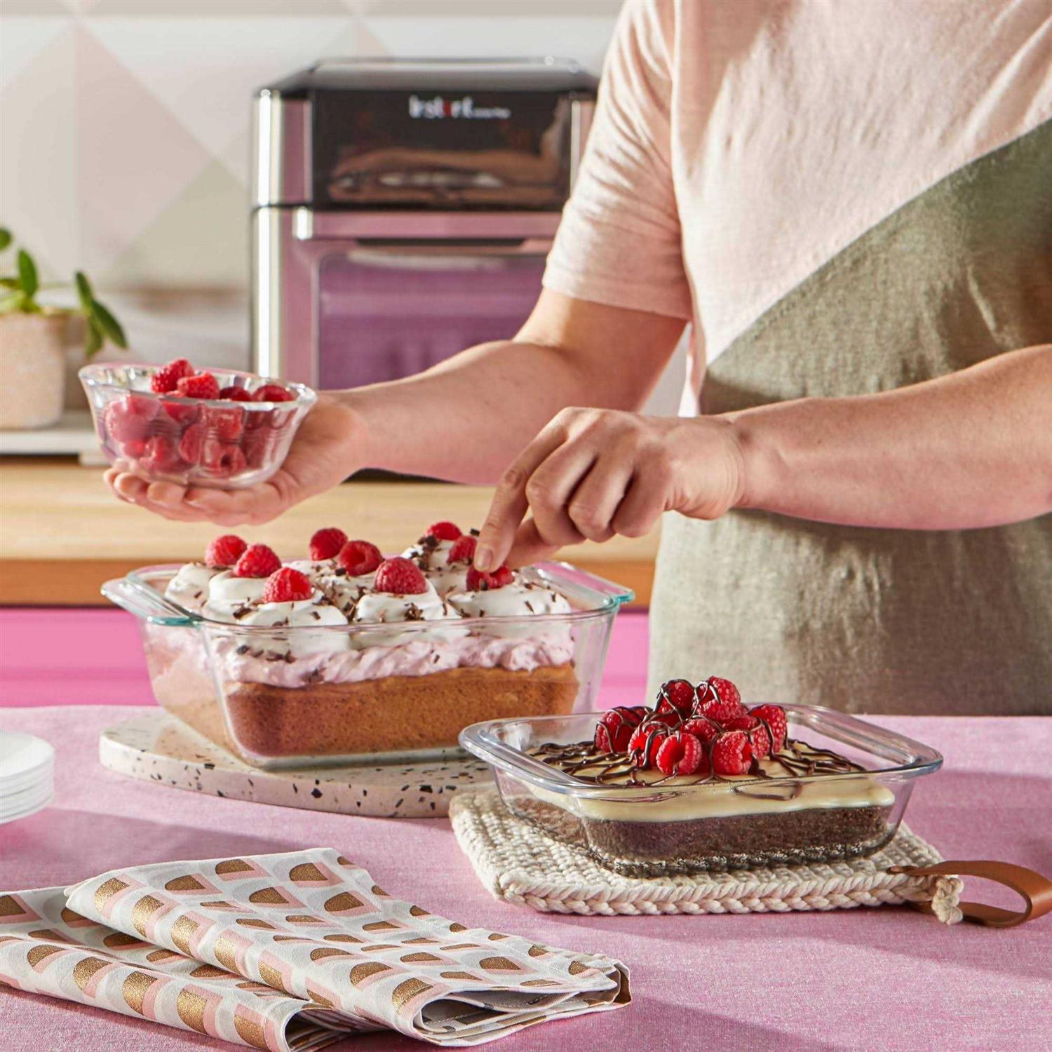 Pyrex Baking Dish Deep Glass - Image 3