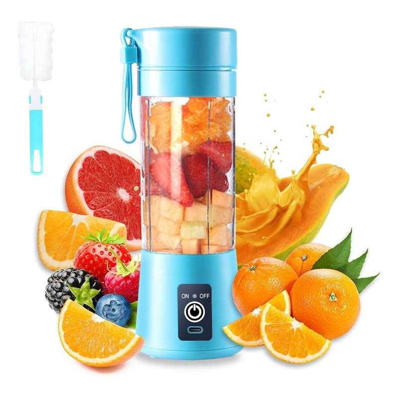 Portable Blender Mixer,Personal Juicer,Smoothies and Shakes Blender,HandCup Fruit Machine Blender 380 ML