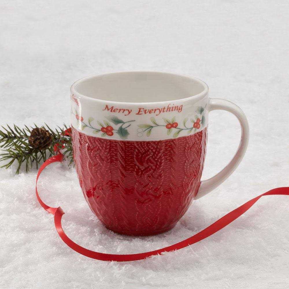 Pfaltzgraff Embossed Sweater Mug - Image 2