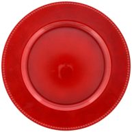 Red Charger Plates