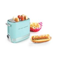 Nostalgia Pop-Up 2 Hot Dog and Bun Toaster With Mini Tongs