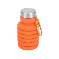 Ozark Trail 16 Ounce Collapsible Silicone Water Bottle with Carabiner