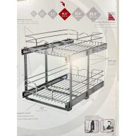 Rev-A-Shelf 2-Tier Pull Out Metal Soft Close Baskets & Organizers 59-15SC-2-5
