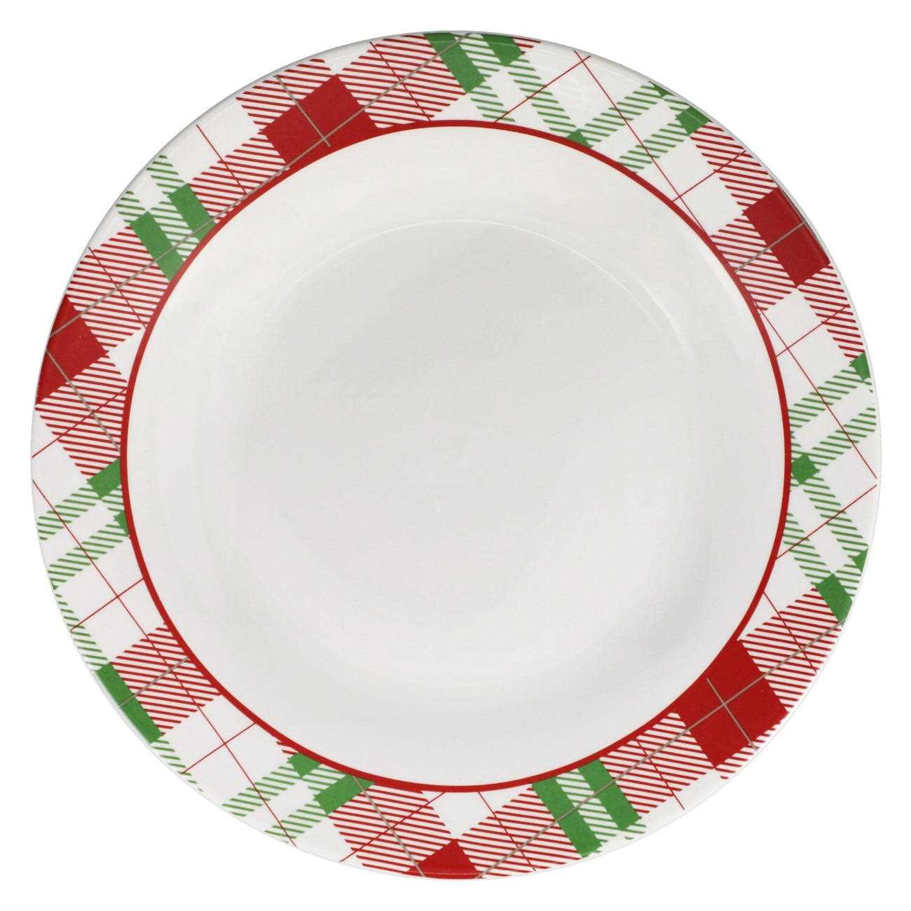 Red and Green Dinner Plate