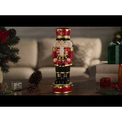 12.25 Nostalgic Ceramic Nutcracker Mr. Christmas - Image 5