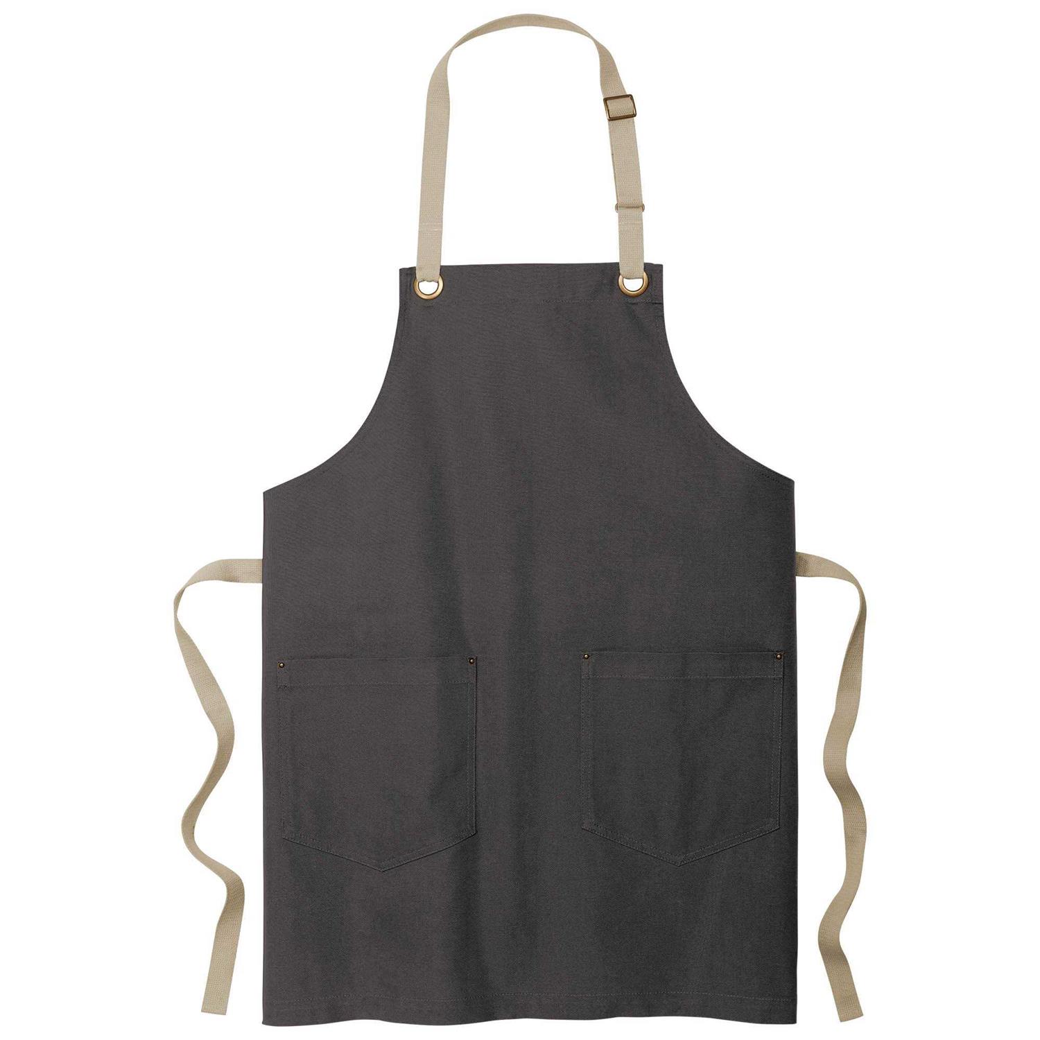 Port Authority A815 Canvas Full Length Two Pocket Apron - Image 2