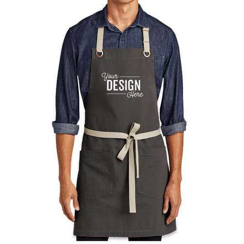 Port Authority A815 Canvas Full Length Two Pocket Apron - Image 5