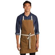 Port Authority A815 Canvas Full Length Two Pocket Apron