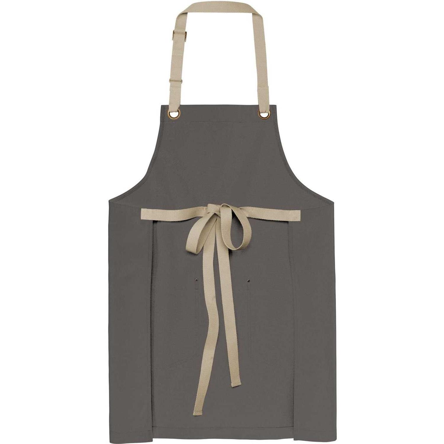 Port Authority A815 Canvas Full Length Two Pocket Apron - Image 2
