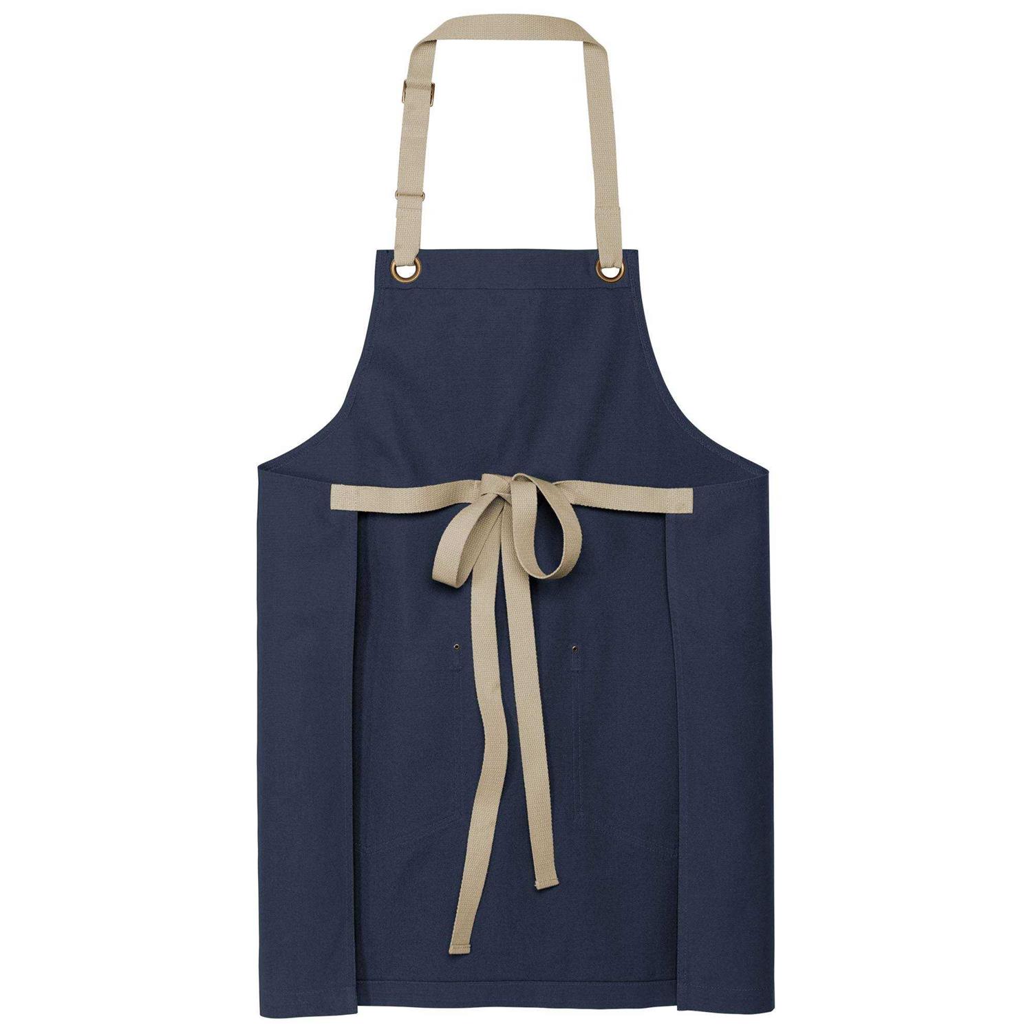Port Authority A815 Canvas Full Length Two Pocket Apron - Image 2