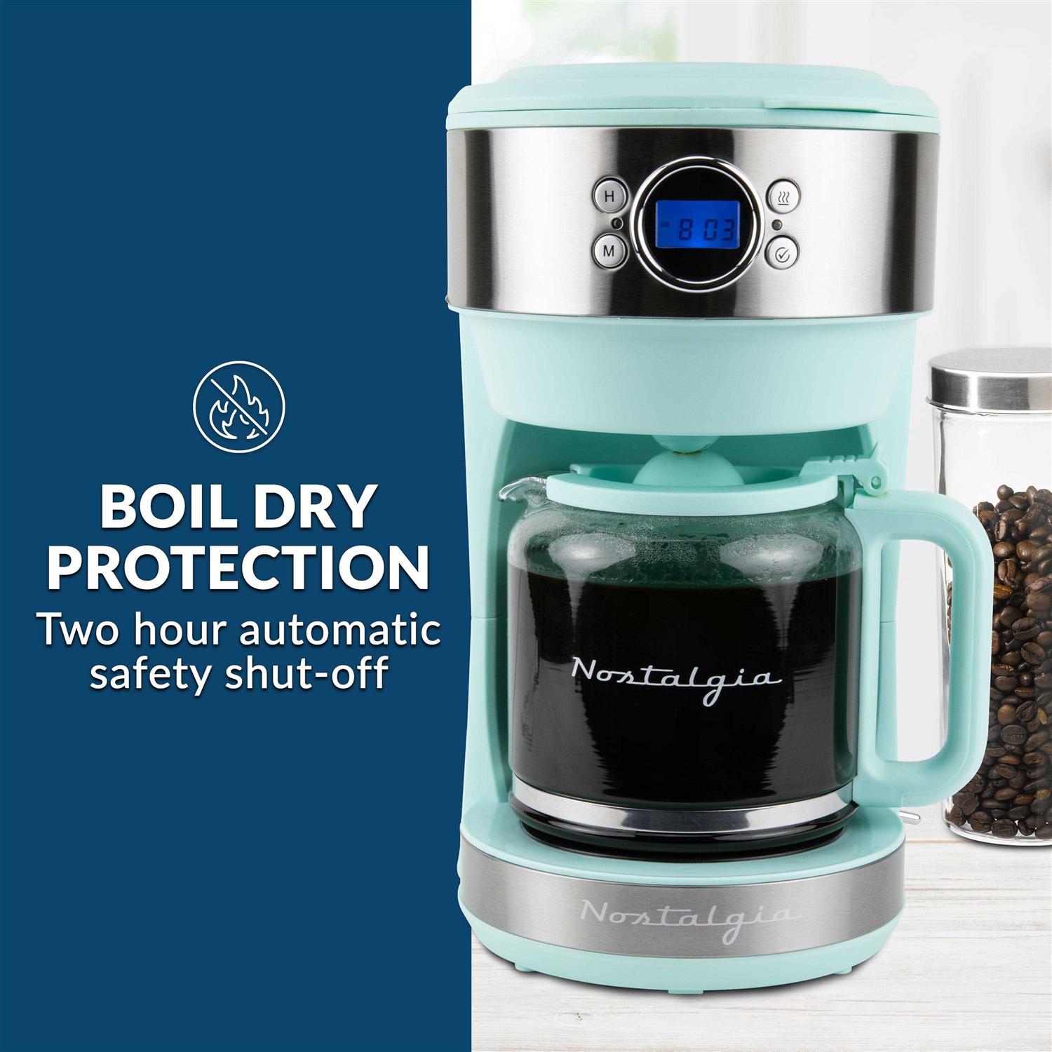 Nostalgia Classic Retro 12 Cup Coffee Maker - Image 4