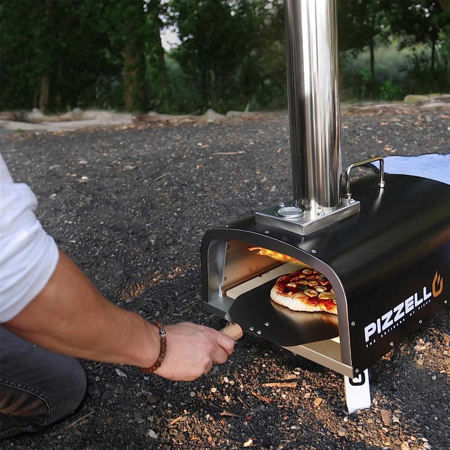 Pizzello Portable Pellet Pizza Oven Outdoor Wood Fired Pizza Ovens Included Pizza Stone - Image 5