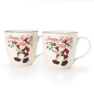 Pfaltzgraff Pfaltzgraff Winterberry Naughty and Nice Mugs