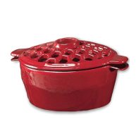 Plow & Hearth 1.5 QT. Cast Iron Lattice Wood Stove Steamer