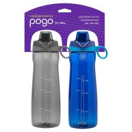 Pogo BPA-Free Plastic Water Bottle with Chug Lid