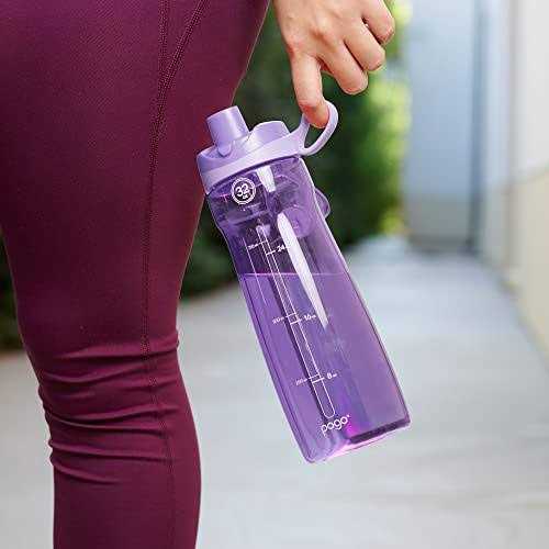 Pogo BPA-Free Plastic Water Bottle with Chug Lid - Image 4
