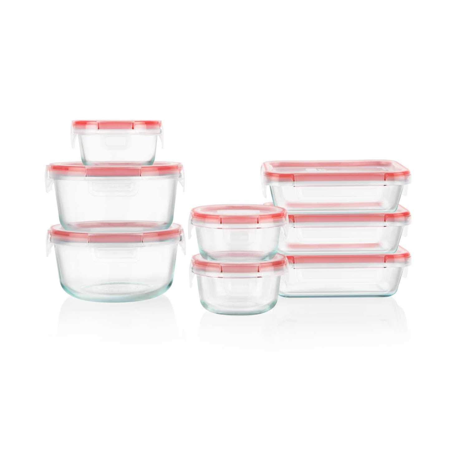 Pyrex Freshlock 16 Piece Glass Storage Set - Image 3
