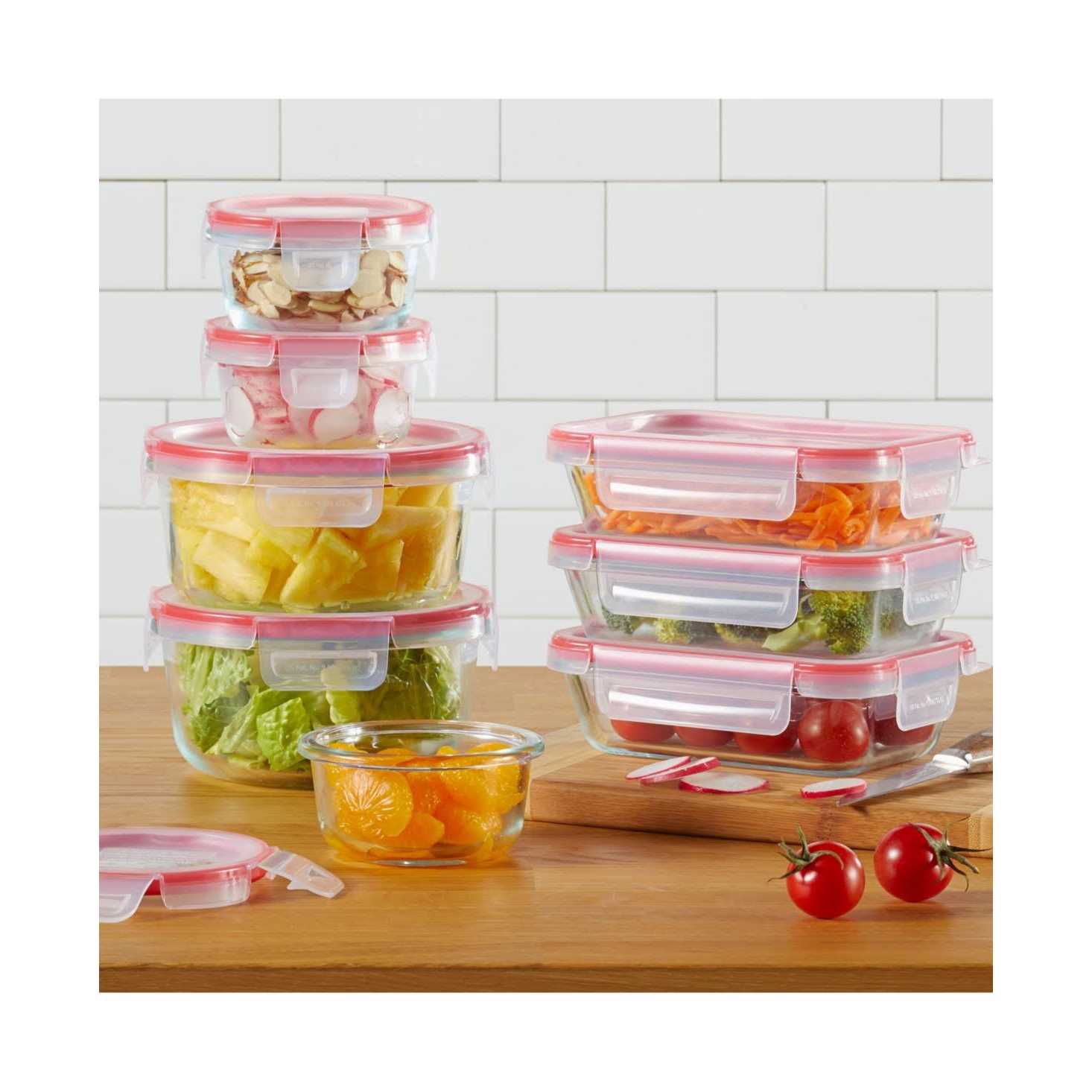 Pyrex Freshlock 16 Piece Glass Storage Set - Image 4