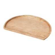 11 Natural Modern Wood Semi Circle Tray By Hello Honey