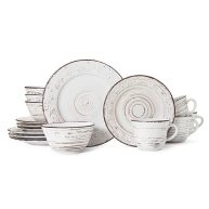 Pfaltzgraff Trellis 16-Piece White Dinnerware Set