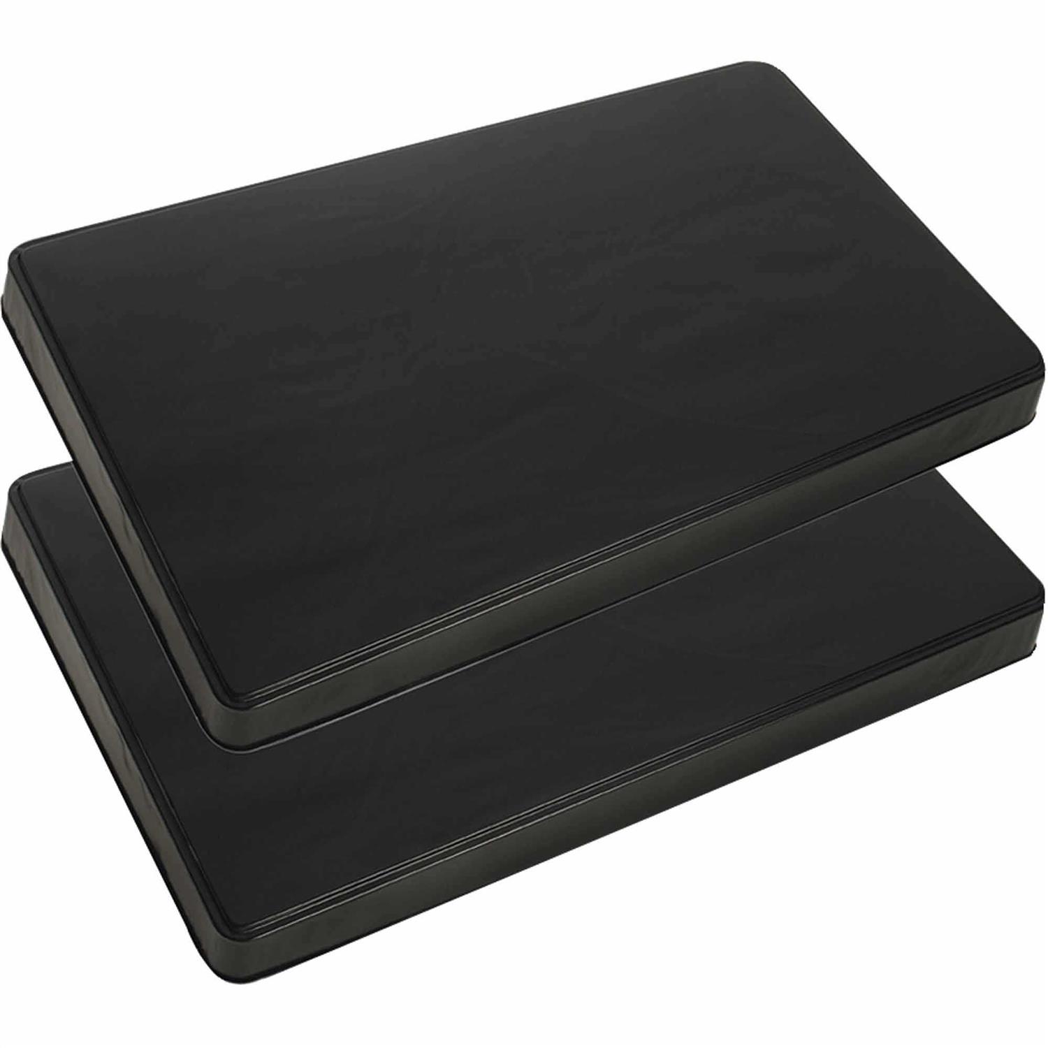 Range Kleen Black Rectangular Burner Kovers