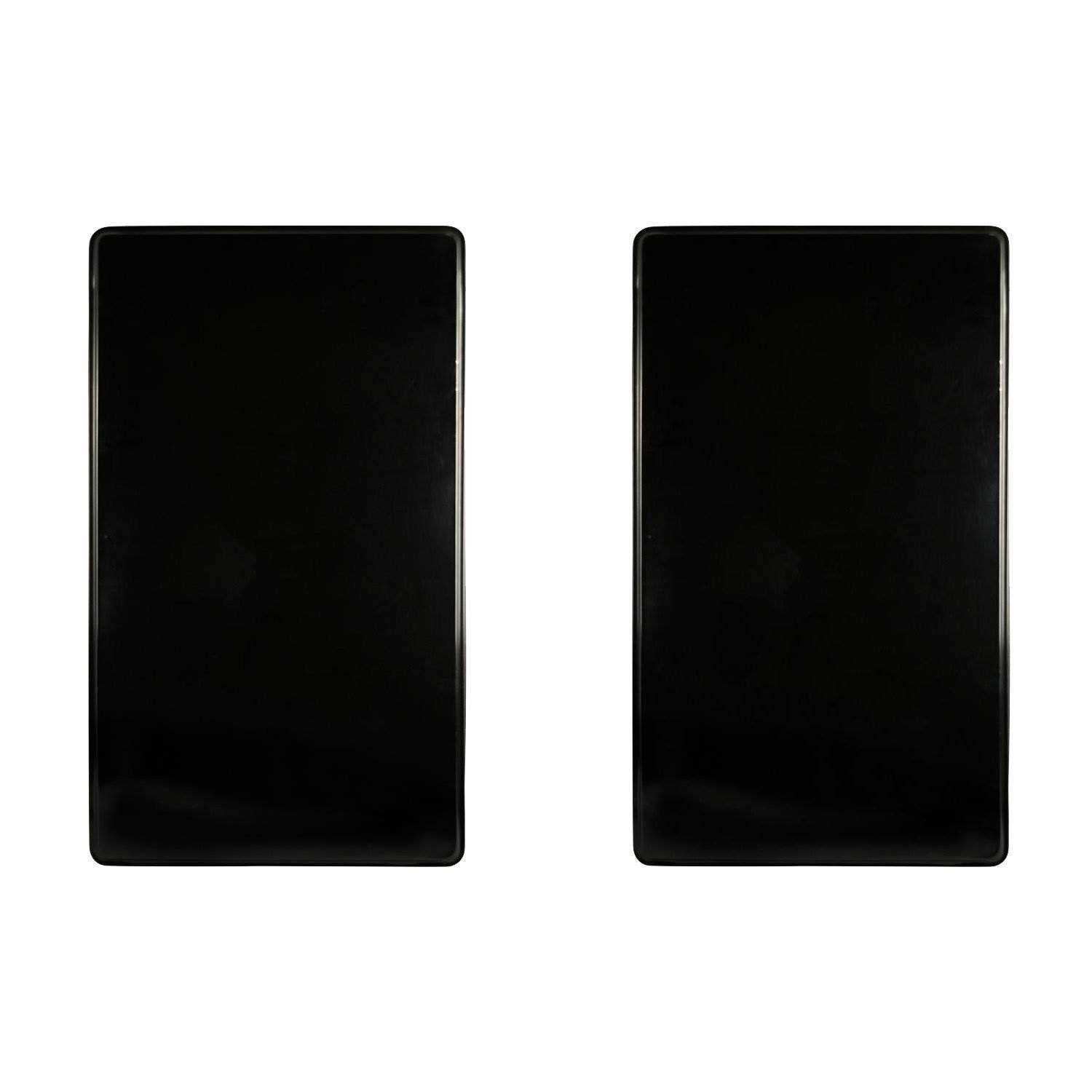 Range Kleen Black Rectangular Burner Kovers - Image 3