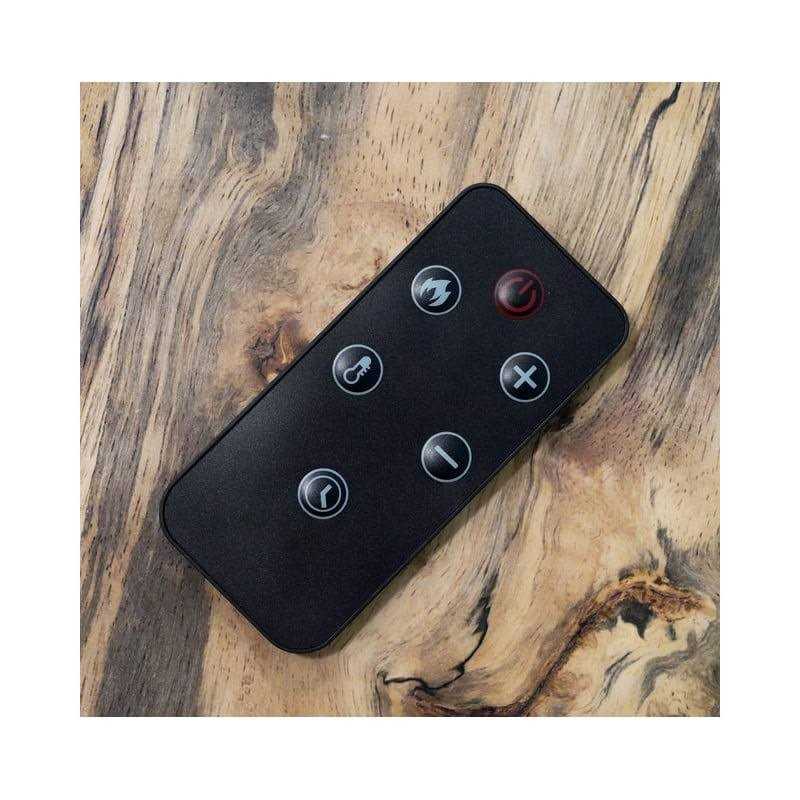 Better Homes & Gardens Rounded Corner Electric Fire Stove Heater - Image 2