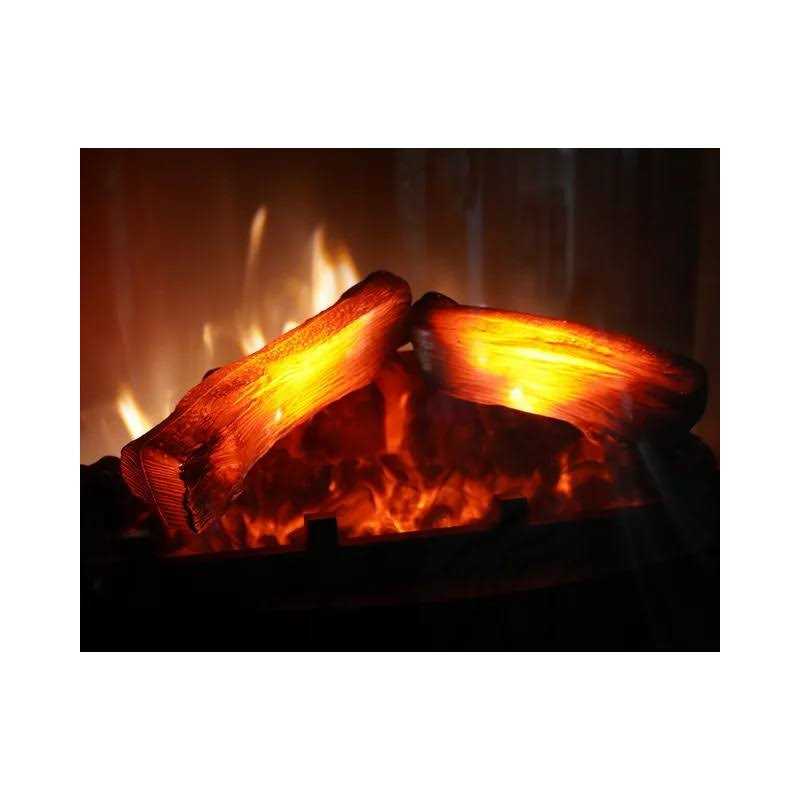 Better Homes & Gardens Rounded Corner Electric Fire Stove Heater - Image 4