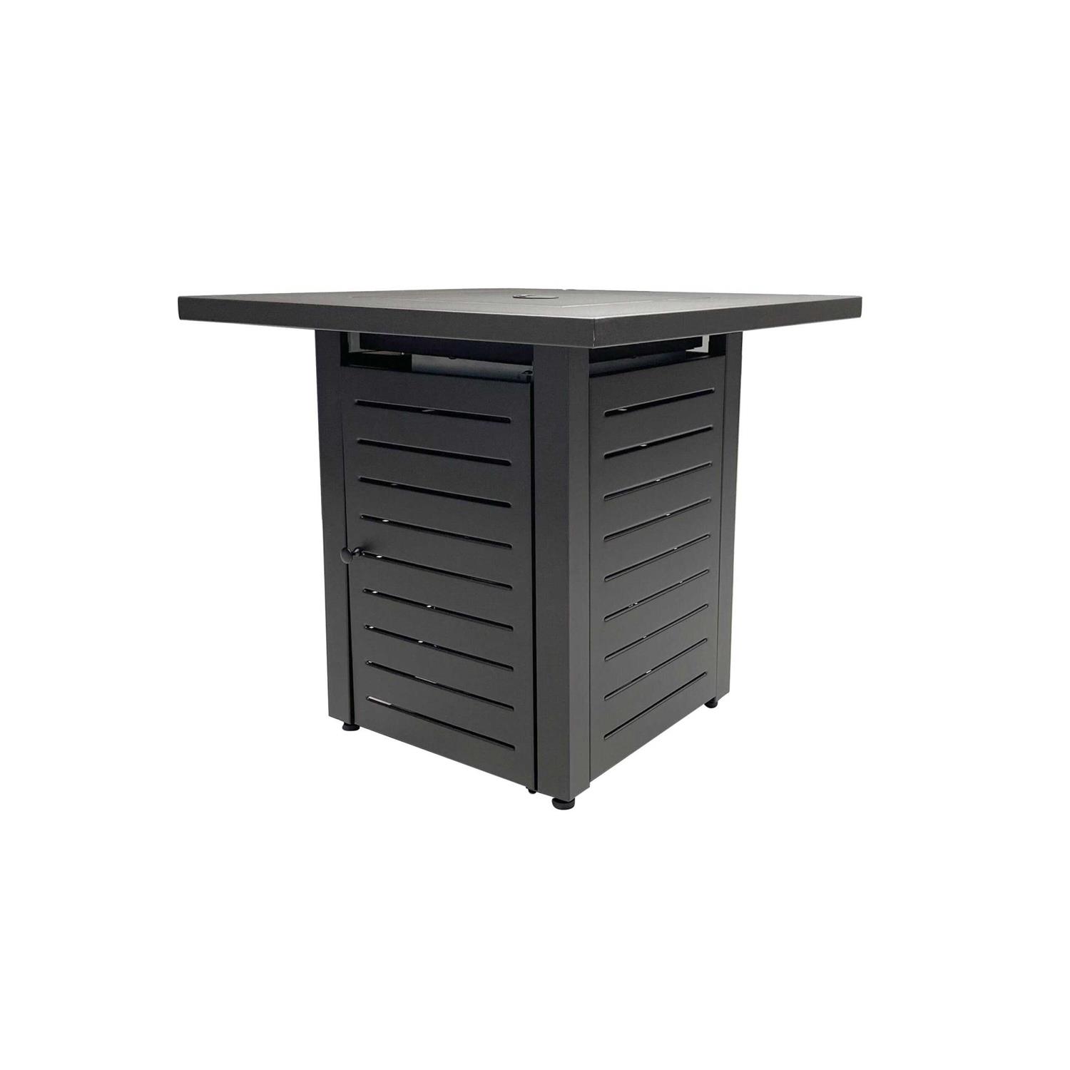 Mainstays 28 Square 50000 BTU Propane Gas Fire Pit Table Lava Rocks - Image 5